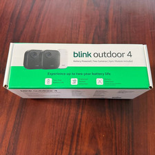 Blink Outdoor 4 Wireless Smart Security Camera Battery Powered 2-pack - New