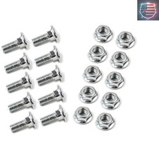 Track Bolt Garage Door Hardware Screw Nuts 5/16"x5/8" 20