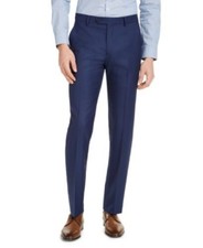 Alfani Slim Fit Dress Pants Mens 33x30 Blue T...
