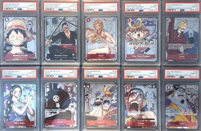 One Piece TCG 25th Anniversary Collection PSA 10 Sequential