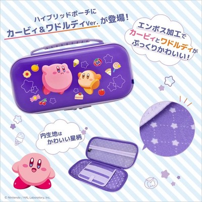 Kirby Nintendo Switch 2 Hori 3 Set Hybrid Pouch Controller Card