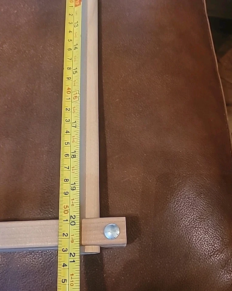 20.5" X 12 " Wooden Scrool Cross Stitch Tapestry Frame - Image 4 of 4