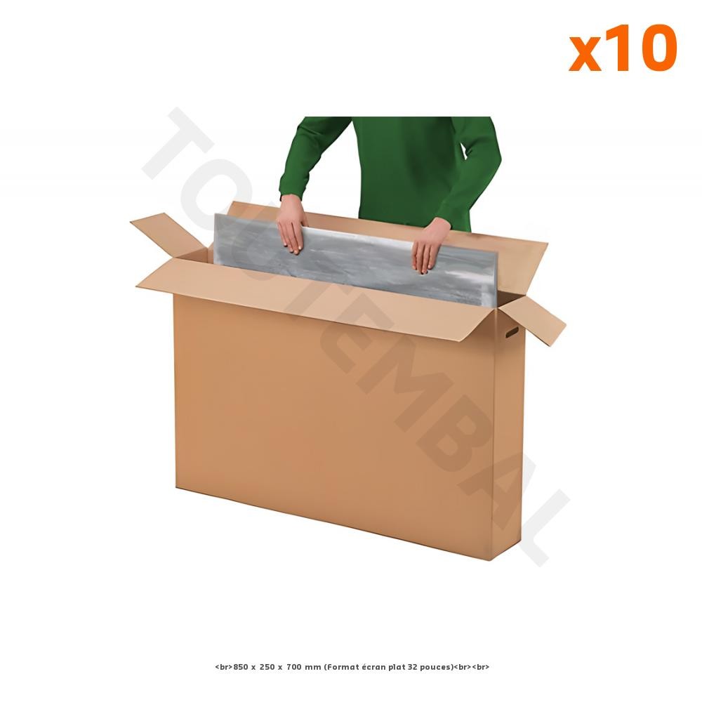 Carton écran plat 32 pouces boîte de stockage pour expédier et ranger vos moniteurs