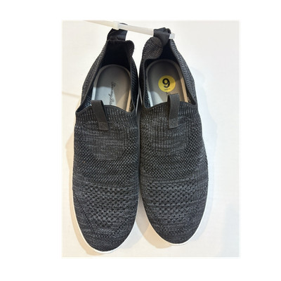 Tommy Bahama Women's Black Knit Slip-On Lightweight Breathable Athletic Sneakers