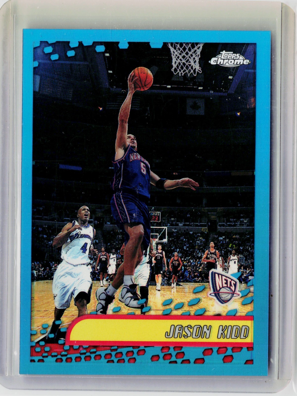 2001-02 TOPPS CHROME REFRACTOR #80 - JASON KIDD