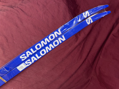  New! SALOMON S/MAX eSKIN Classic 201cm XC Cross Country SKIS Soft