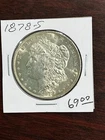 1878-S Morgan Dollar - AU/BU