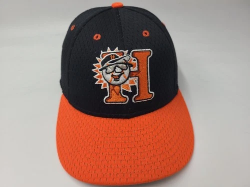Vintage Hagerstown Suns New Era 59Fifty Fitted 7 3/8 Hat Cap Defunct MiLB Black