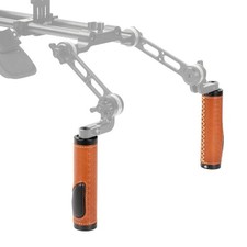 CAMVATE Pairs of Leather Handgrip with 15mm Micro Rod 1/4"-20 Mounting Points