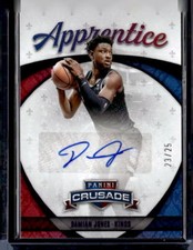 2021-22 Panini Chronicles #APP-DJO Damian Jones Apprentice Signature Purple #/25