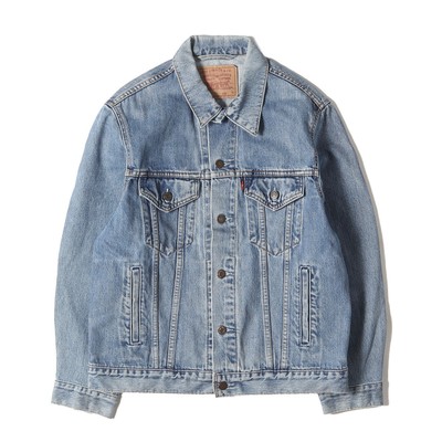 Levis Vintage 90s Euro 70503 04 Denim Jacket Indigo Cotton Men M 