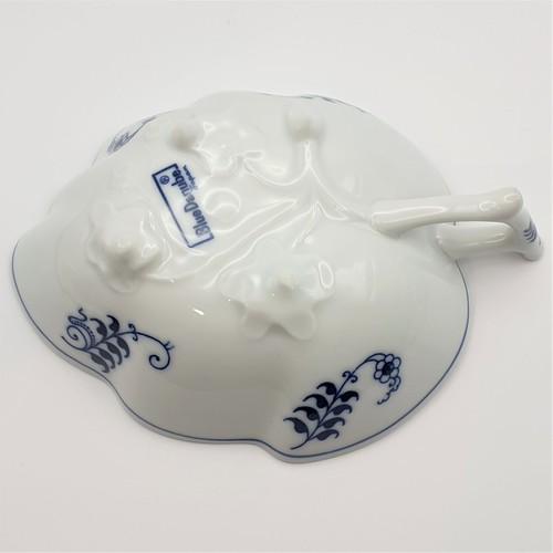 Blue Danube (Japan) "BLUE DANUBE" Leaf Dish - LIKE NEW - Rare Item - Picture 8 of 9