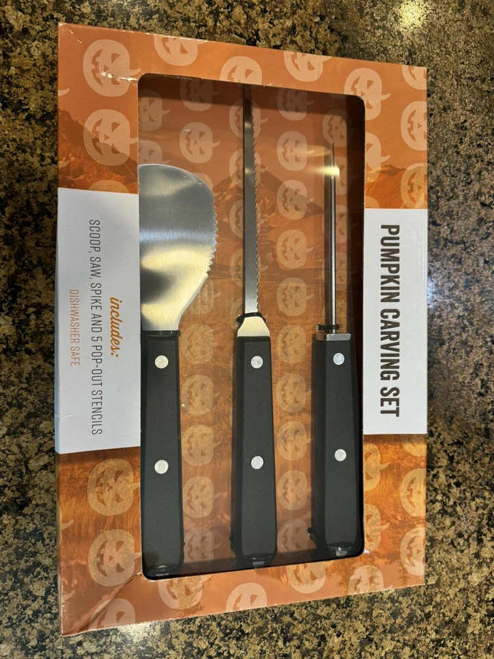 Juego de talla de calabaza Foto 2 de 3