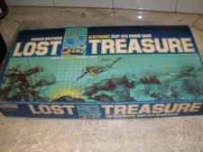 VINTAGE PARKER BROTHERS LOST TREASURE ELECTRONIC SEA DIVING GAME COMPLETE 1982