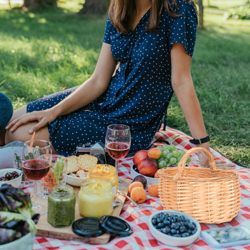 Simple Storage Basket Woven Picnic Kitchen Vegetable Baskets for Toys