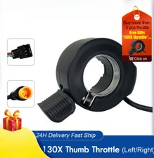Quick Thumb Throttle Electric Scooter 130X Thumb Throttle Ebike 3 Pin Waterproof