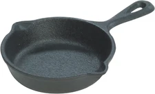 Lodge 3.5 Inch Miniature Cast Iron Pre-Seasoned Skillet – Signature Teardrop Han