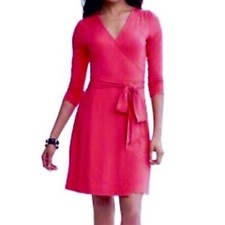Banana Republic Gemma Wrap Dress in Pink Women’s S