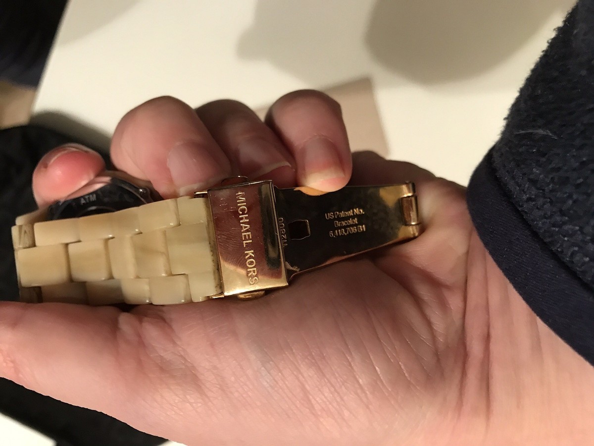 EUC Michael Kors Watch With Rinestone Bezel | eBay