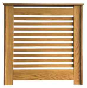 Slatted Front Radiator Cabinet/Cover Real Light Oak Veneer - All Sizes availible