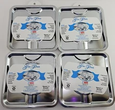 Range Kleen Gas Range Drip Pan  Chrome, Square Range Kleen Part No D427