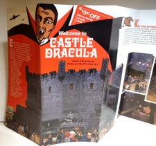 Castle Dracula Wildwood New Jersey Haunted House Flyer Dungeon Vampire Dark Ride