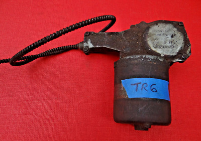 TRIUMPH TR6 OEM LUCAS 2-Speed Windshield Wiper Motor  # 75654E Dated 3/1971 14W