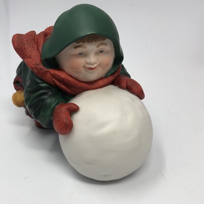 DEPT 56 - Sebastian the Snowball Maker - MERRY MAKERS - #9367-0 In Original Box