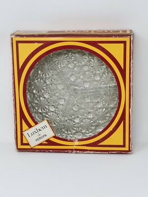 Vintage Luxhem De Veropa France Floral - Circular Design  Divided Relish Dish