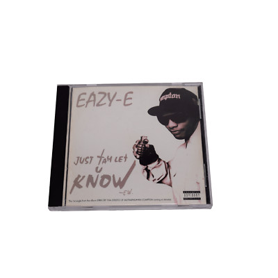 Just Tah Let U Know by Eazy-E (Cd Single, 1995, Ruthless)
