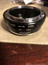 K F Concept FD-NEX Adapter Canon FD / FL / NFD Lens to Sony E / NEX KF06.071 