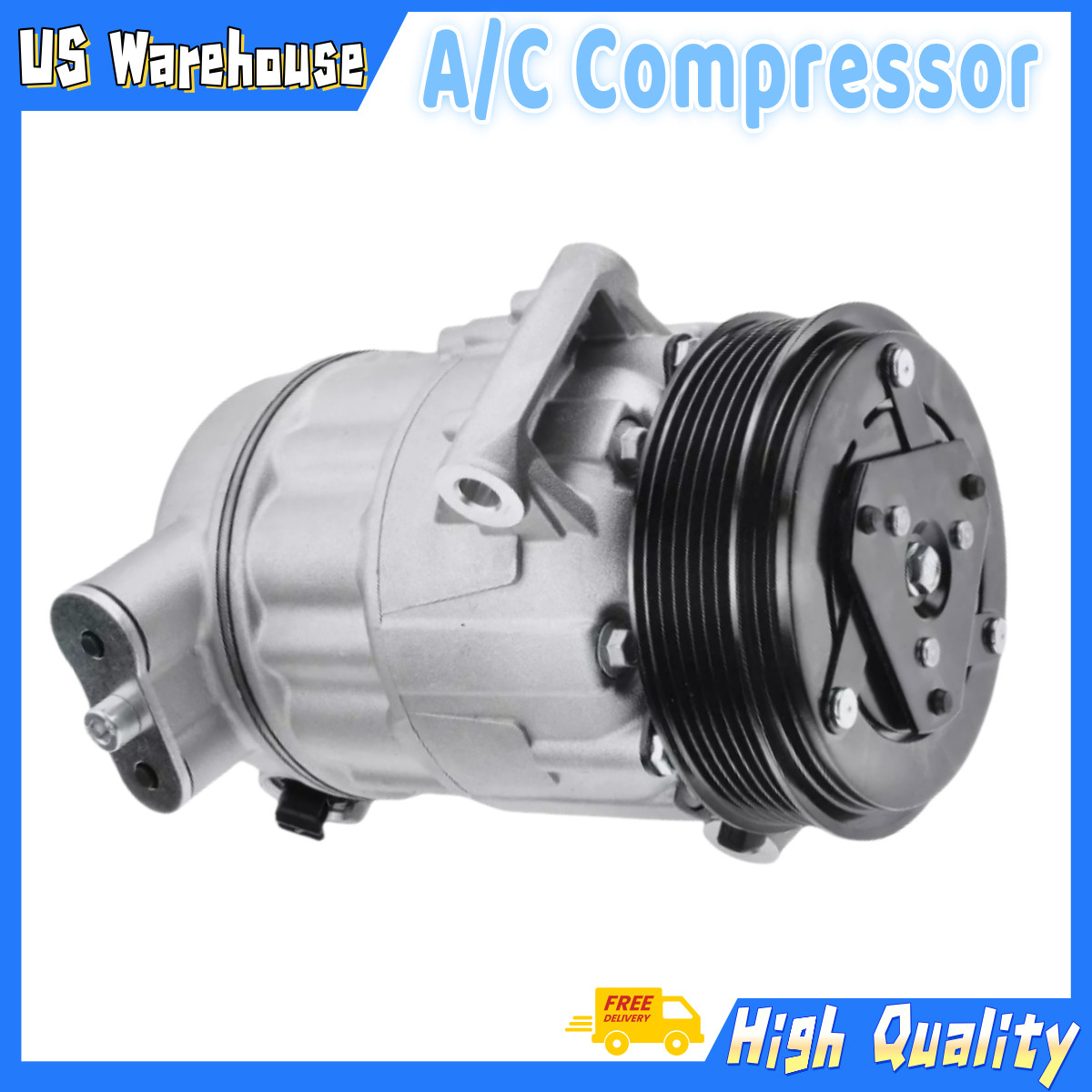AC Compressor For 2014-2019 Maserati Ghibli Levante V6 3.0L # 01141230 35232024F