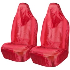 FOR VAUXHALL CORSA D - Heavy Duty Fabric Nylon Waterproof Front Seat Covers Pair