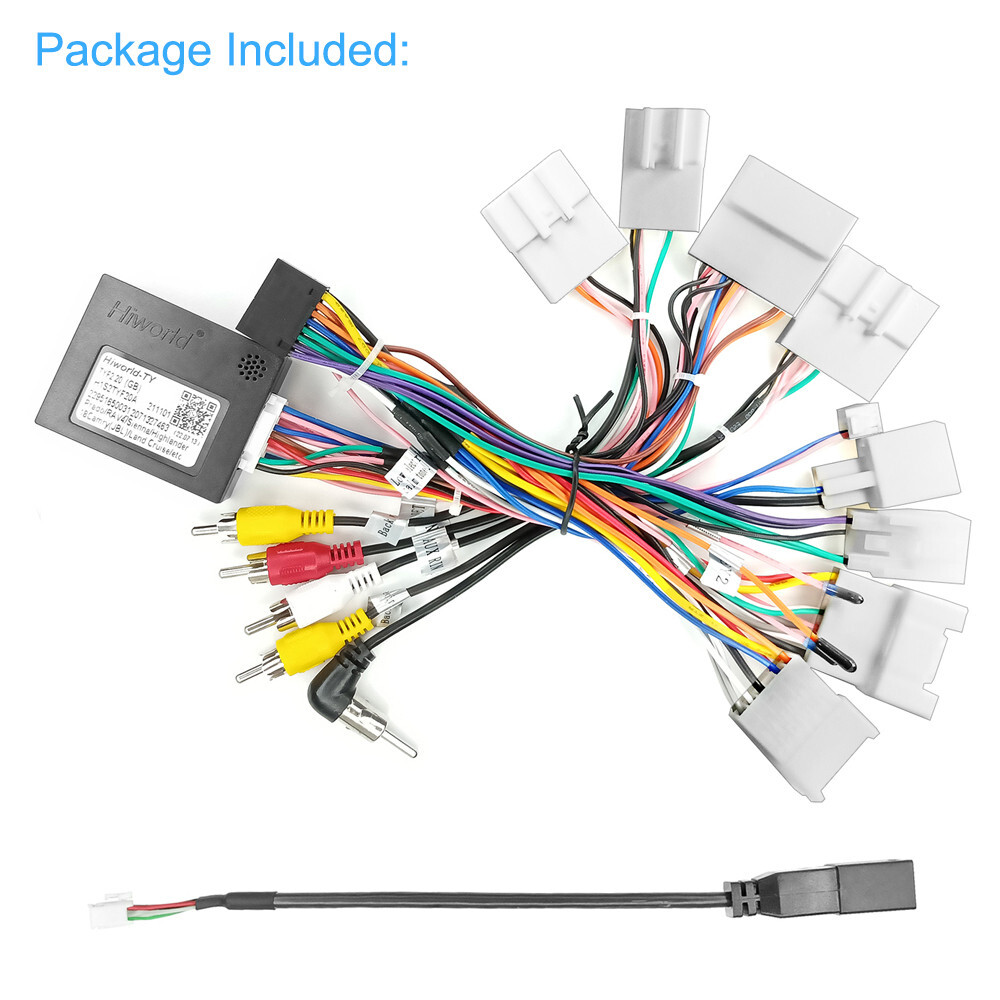 カーオーディオ優良セット KENWOOD JBL carrozzeria 配線有 Car Stereo Radio Power Harness Cable For Toyota USB Adapter