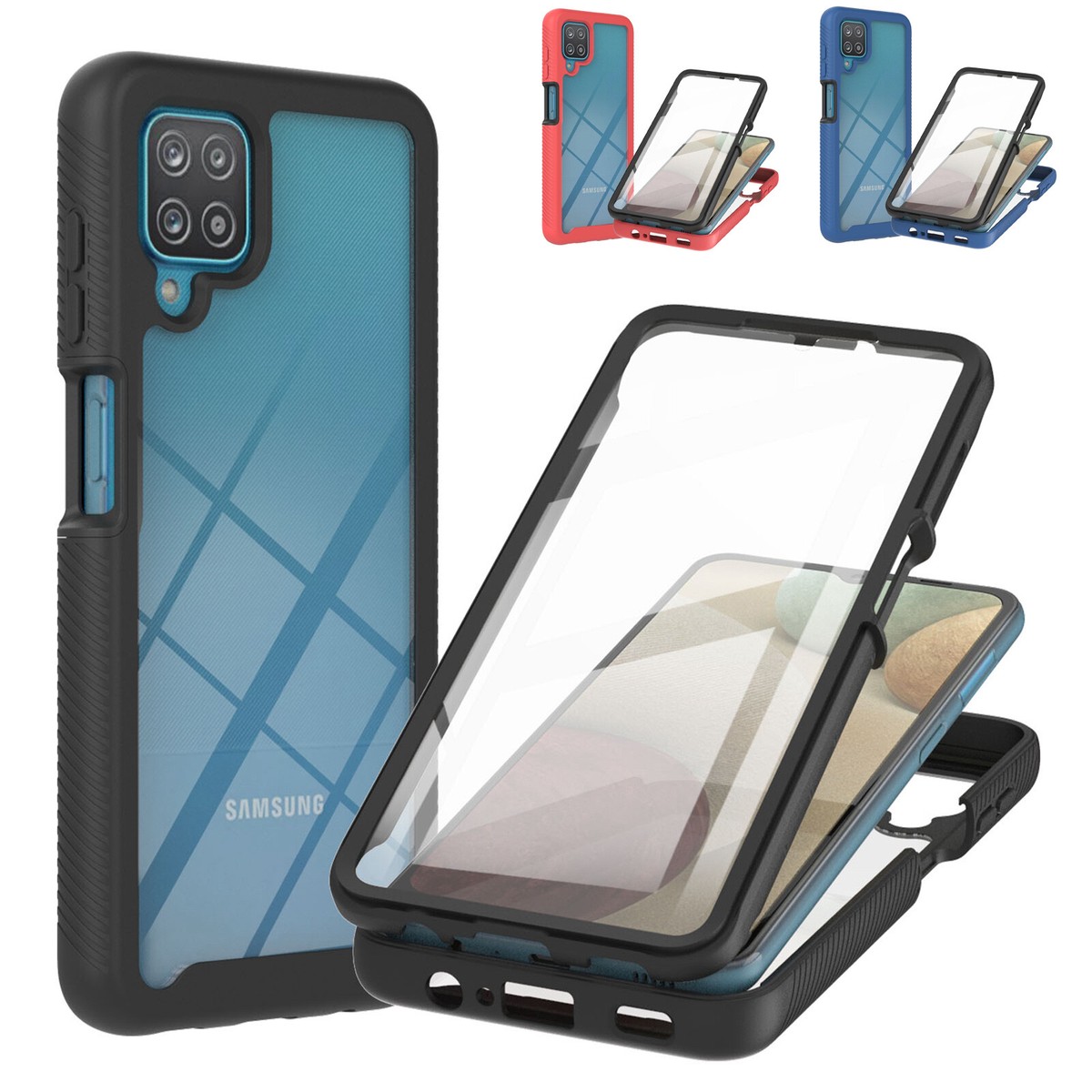 Screen Protector Galaxy Samsung A12 Phone Case ExoGuard For
