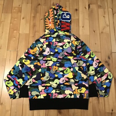 半額　NEW MULTI CAMO SHARK HOODIE ONEPIECE NEW MULTI CAMO SHARK HOODIE ONEPIECE KIDS – eu.bape.com