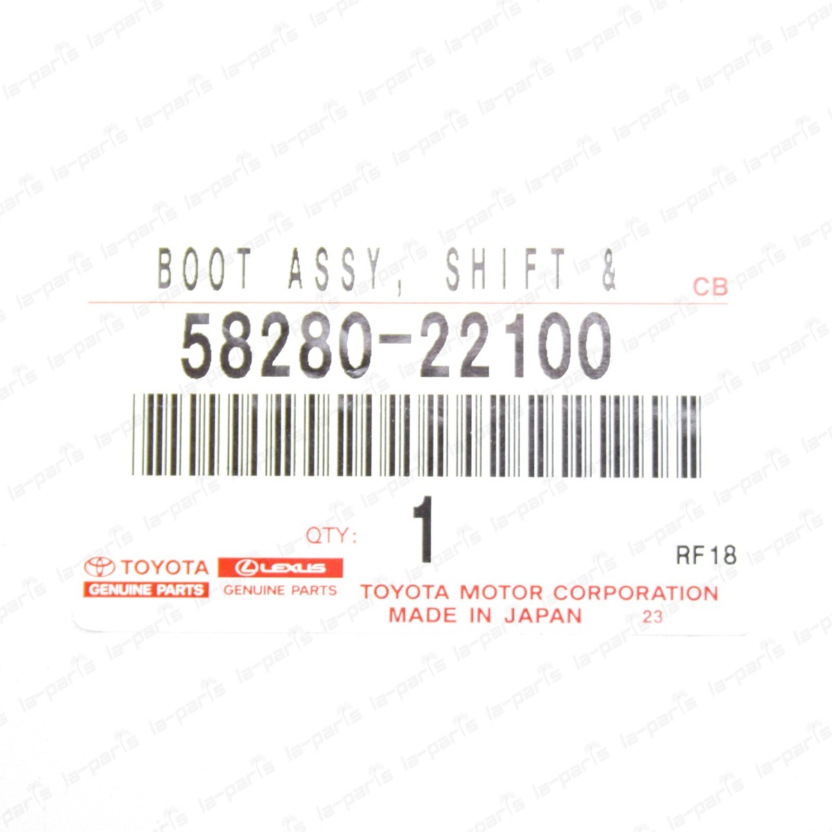 GENUINE TOYOTA JZX100 MARK 2 CHASER SHIFT SELECT LEVER BOOT BLACK