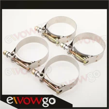 Stainless Steel 3.25" Turbo Hose T-bolt Clamp Coupler 86/94mm -4PCS US STOCK