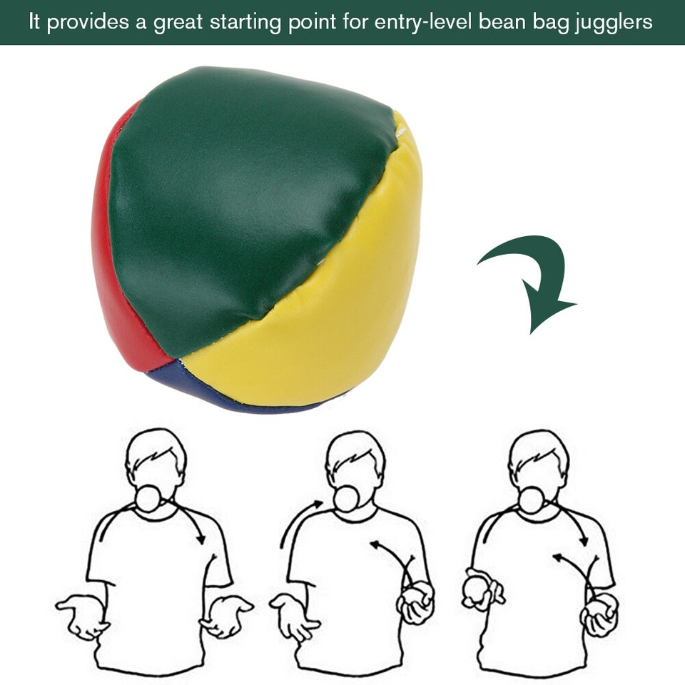 PU Juggle Bean Bag Durable Acrobatics Toss Ball Children Props for