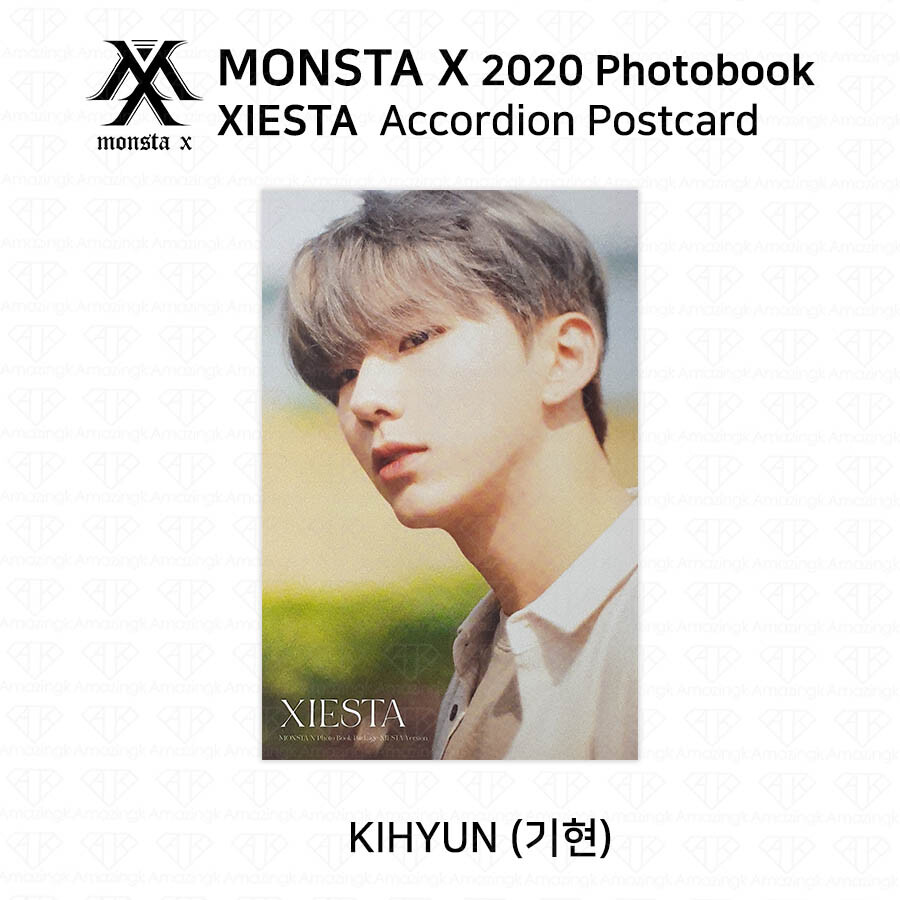 MONSTA X 2020 Photobook Xiesta Version Postcard Kihyun Jooheon I.M