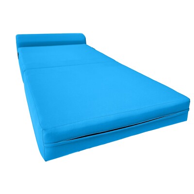 Turquoise Sleeper Chair Folding Foam Beds, Convertible Mattresses 6x32x 70
