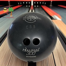 Ebonite "Personal 300" Black Bowling Ball 14.2 lbs on My Scale Good Condition