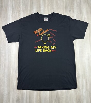 Vintage Millie Jackson Taking My Life Back T-Shirt Size XL Short Sleeve 90s