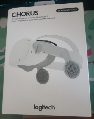 Logitech Chorus VR Off-Ear Integrated Audio for Meta Quest White NEW  SALE