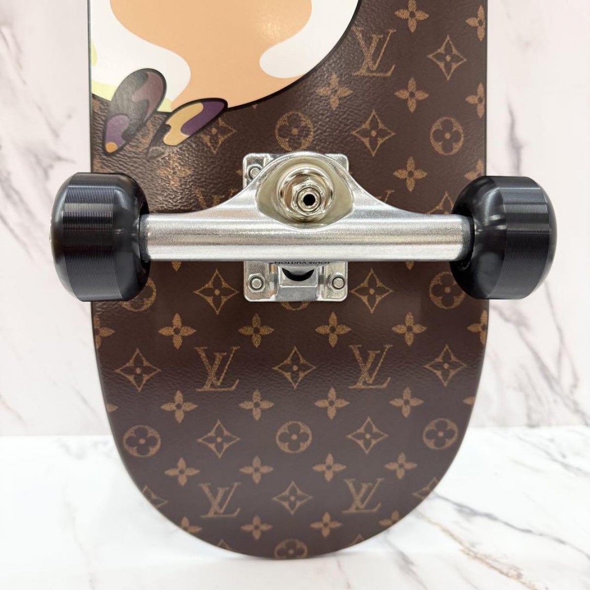 Louis Vuitton x Takashi Murakami skateboard monogram EN13613 panda