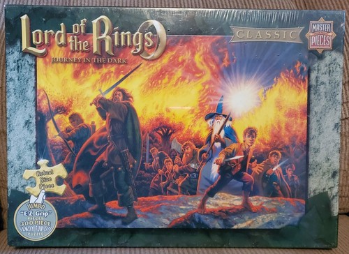 LORD OF THE RINGS JOURNEY IN THE DARK 300 PIECE PUZZLE MASTER PIECES 2001 NEW - Picture 2 of 6