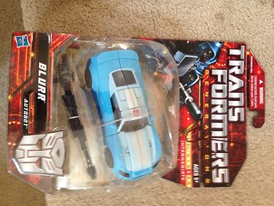 Transformers Blurr Generations Botcon signed by G1 animated John Moschitta 