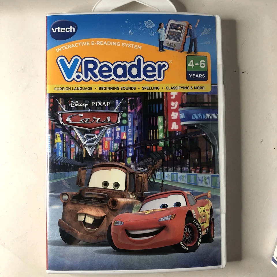 vtech V.Reader Interactive E-Reading Cartridge Tangled KF Panda 2 Cars Scooby Do - Image 4 of 4