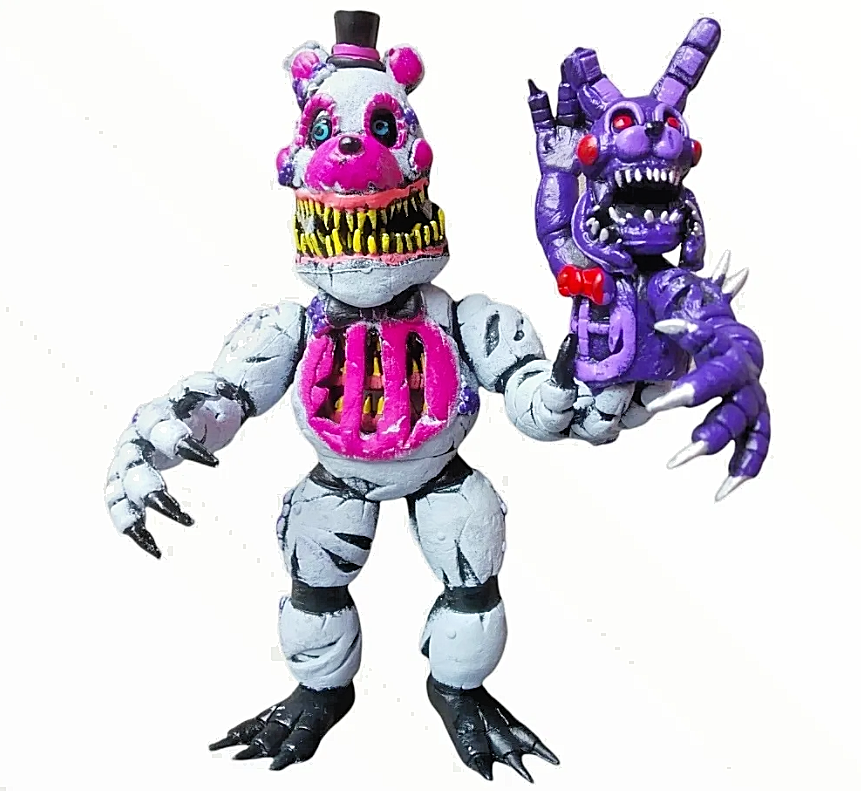 FNAF JUMBO ANIMATRONIC FUNTIME TWISTED FREDDY figure 9