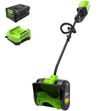 Greenworks 80V 12 inch Cordless Snow Shovel with 2Ah Battery and Rapid Charger